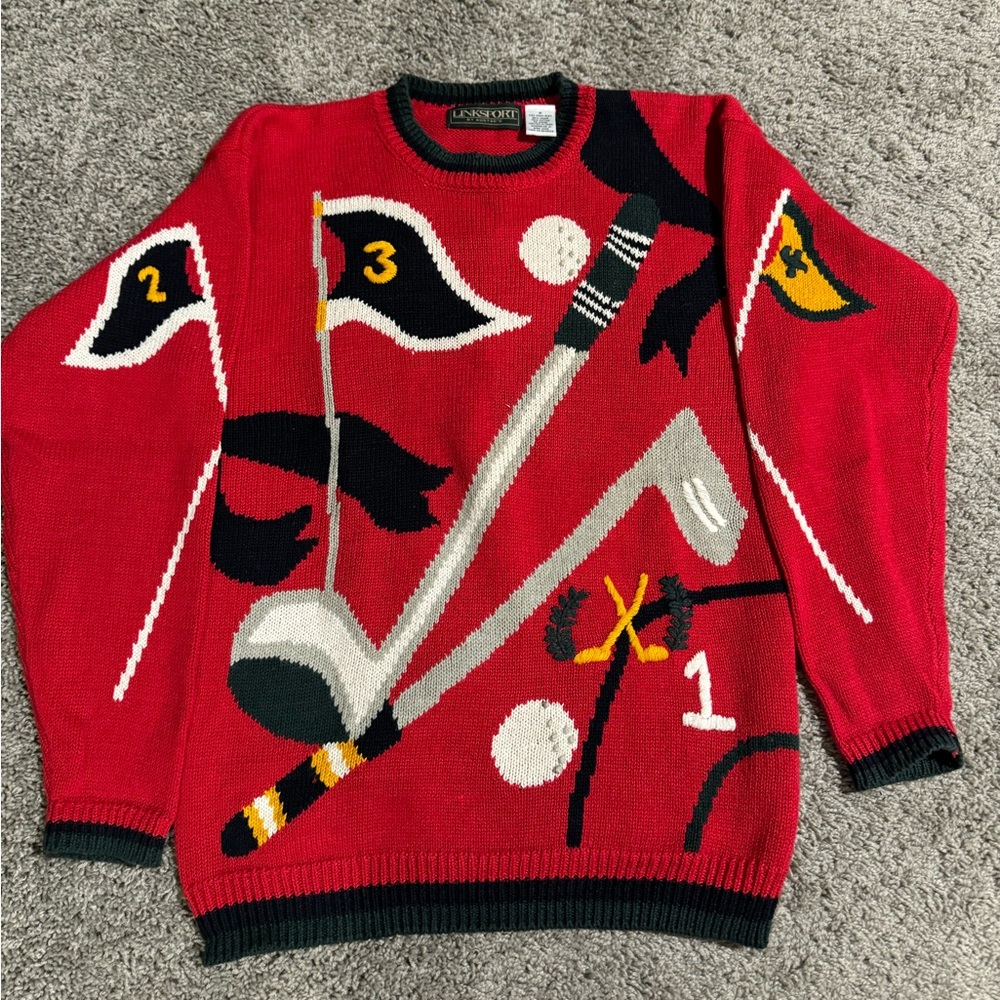 Vintage Golf Sweater